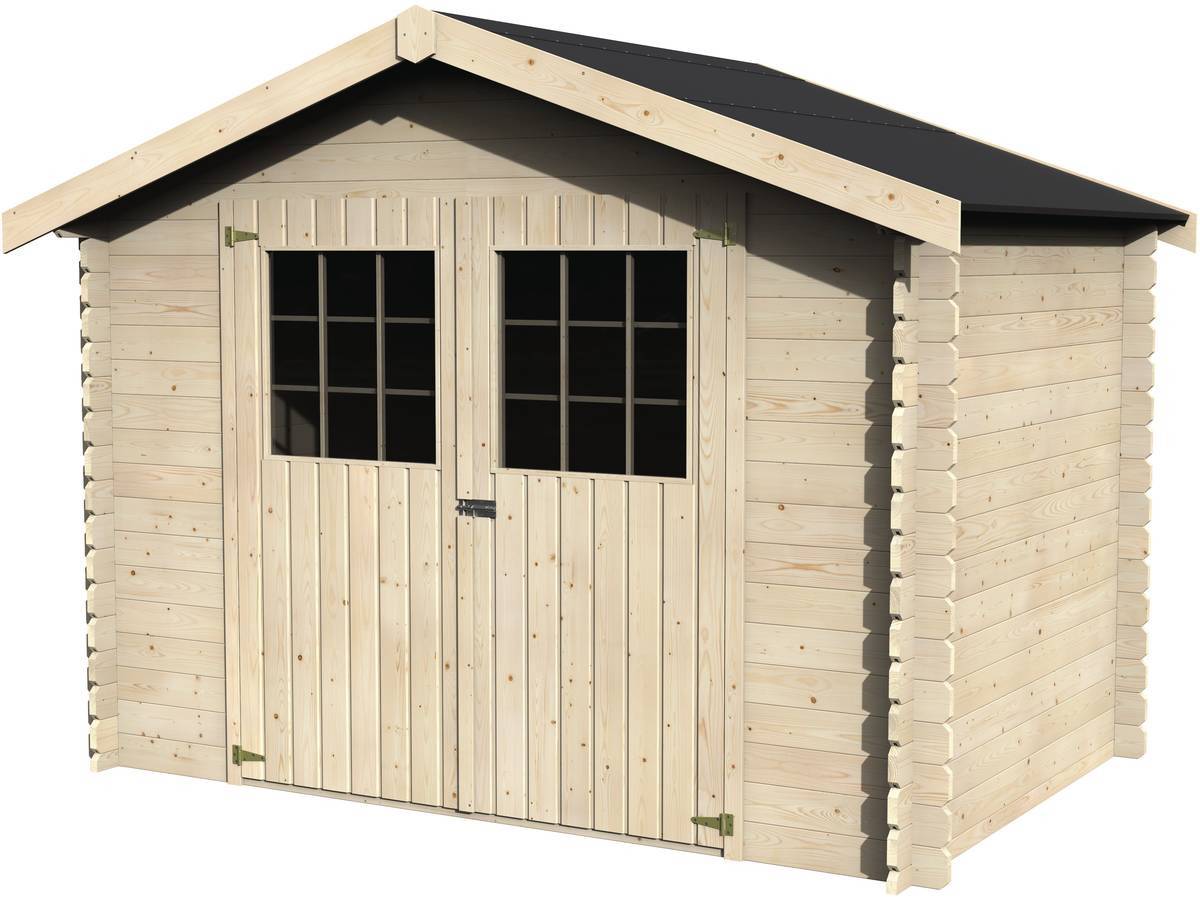 Decor et Jardin - Abri Jardin Bois "flodova" - 5.90 M² - 2.98 X 1.98 X 2.32 M - 28 Mm -decor Et Jardin - Image 1
