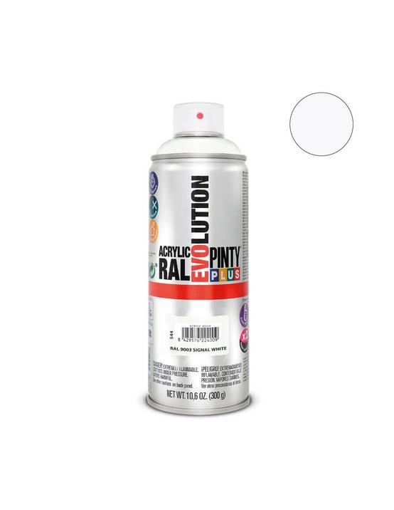 Peinture En Aérosol Pintyplus Evolution 520cc Ral 9003 Blanc De Sécurité - Image 1