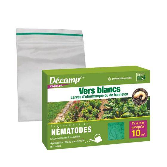 Décamp' - Nématodes HB anti vers blancs, otiorhynques et hannetons 5M - 10m² - Image 1