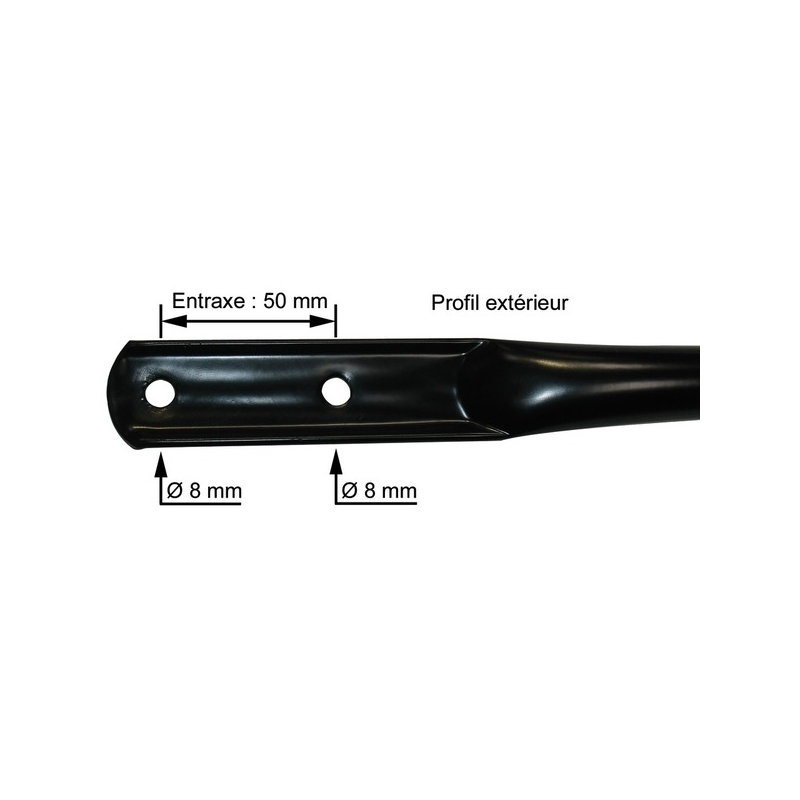 Guidon inférieur tondeuse Performance Power GGP - 381006512/0 - Image 3