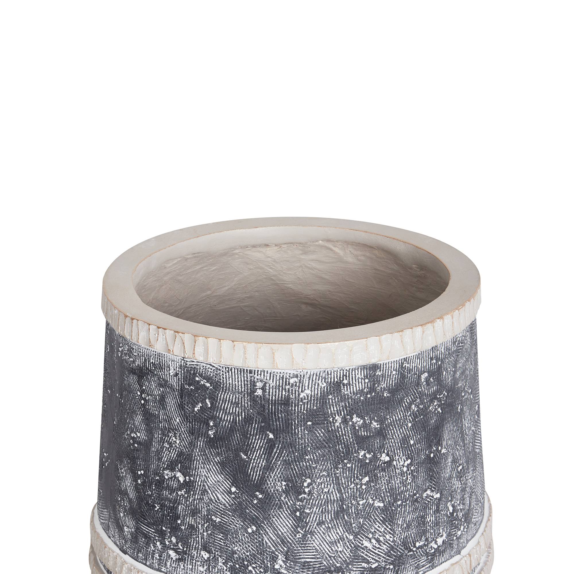 Beliani - Cache-pot d'extérieur Fibre d'argile Gris ARISAEMA - Beliani - Image 4
