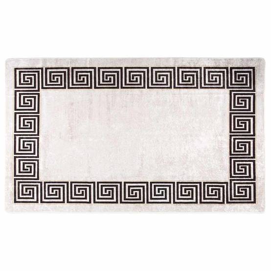 Tapis Cosy en Velours Lavable en Machine Antidérapant pour Chambre et Salon Beige Clair 120x180 cm – ComfortXL Outdoor Living - Image 2