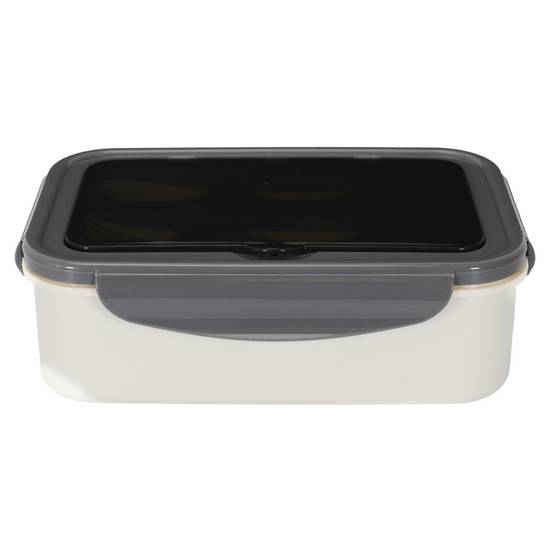 Cook Concept - Lunch Box Avec Couverts "Unicolore" 20cm Gris - Image 4