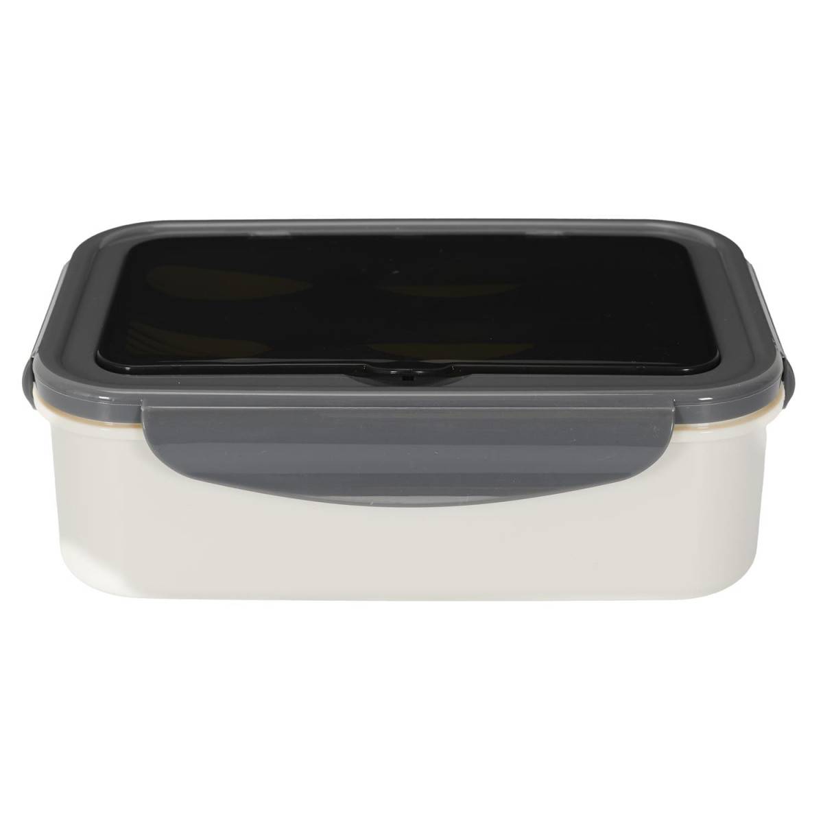 Cook Concept - Lunch Box Avec Couverts "Unicolore" 20cm Gris - Image 4