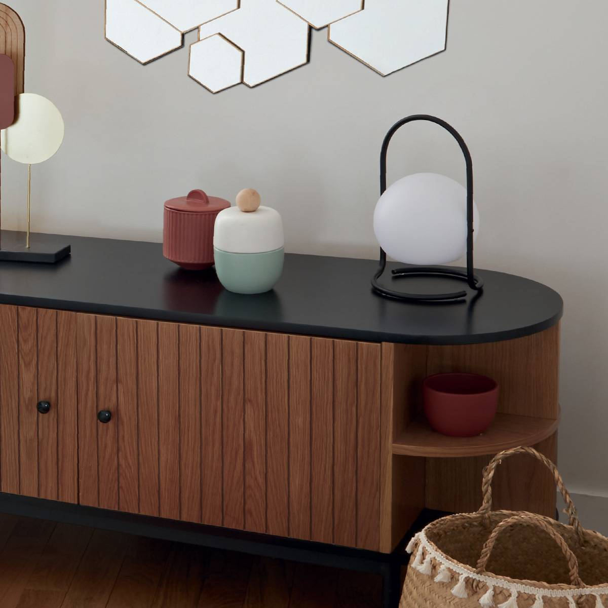 Lampe d extérieur "Pia" noir H29cm ATMOSPHERA CREATEUR D'INTERIEUR - Image 6