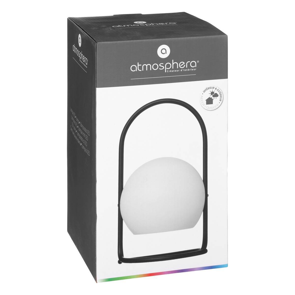 Lampe d extérieur "Pia" noir H29cm ATMOSPHERA CREATEUR D'INTERIEUR - Image 2