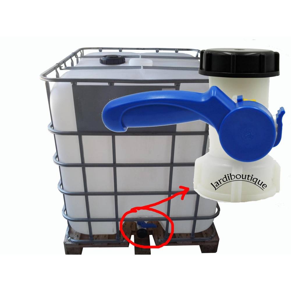 Fitt - Vanne pour cuve IBC 1000 litres 2 pouce 60 mm - Image 2