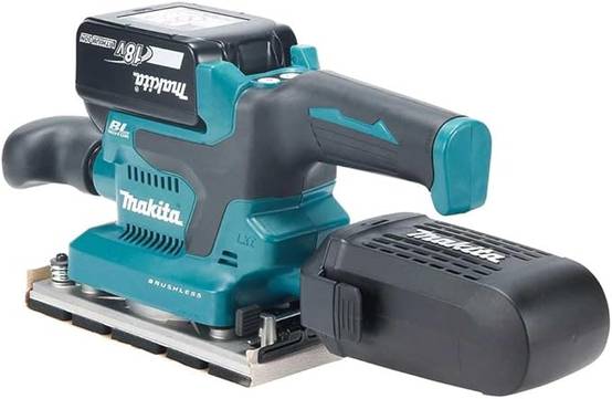 Ponceuse vibrante 18V LXT ® - MAKITA - avec 2 batteries 18V 5Ah - chargeur - MAKPAC - DBO382RTJ - Image 5
