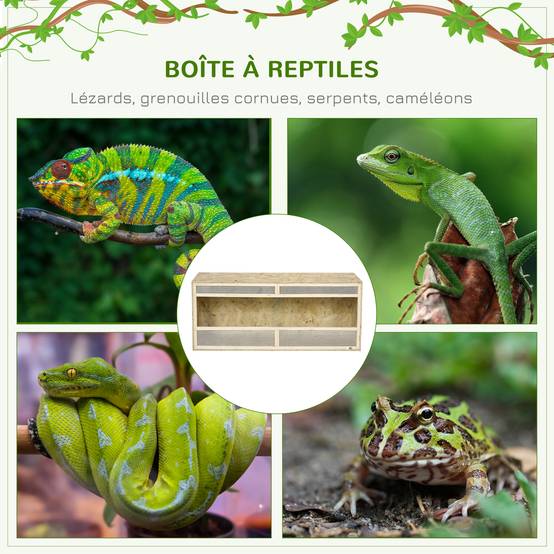 Terrarium bois OSB naturel 120 x 50 x 50 cm - PANGIVO - Image 6
