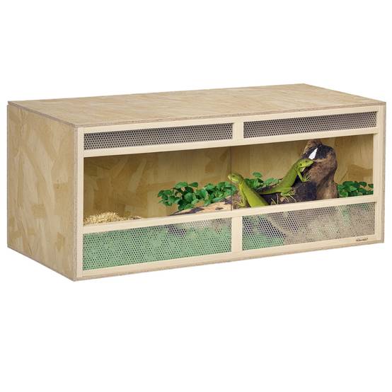 Terrarium bois OSB naturel 120 x 50 x 50 cm - PANGIVO - Image 1