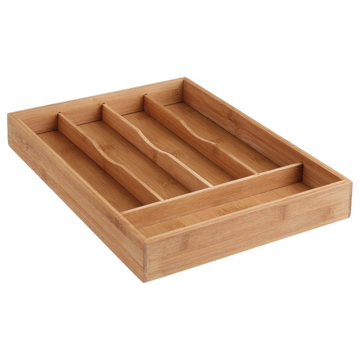 Range-Couverts Design "Bambou" 34cm Naturel - Image 1