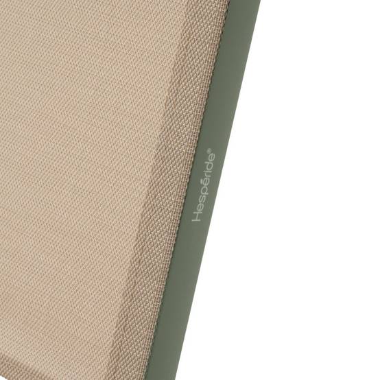 Hesperide - Lot de 4 chaises de jardin pliantes "Essentia" lin & vert laurier aluminium et texaline Hespéride - Image 6