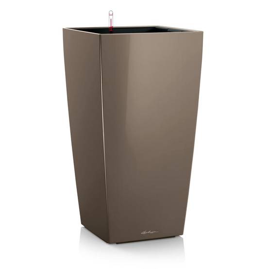 Lechuza - Cubico Premium 22 - kit complet, taupe brillant 41 cm Lechuza - Image 1