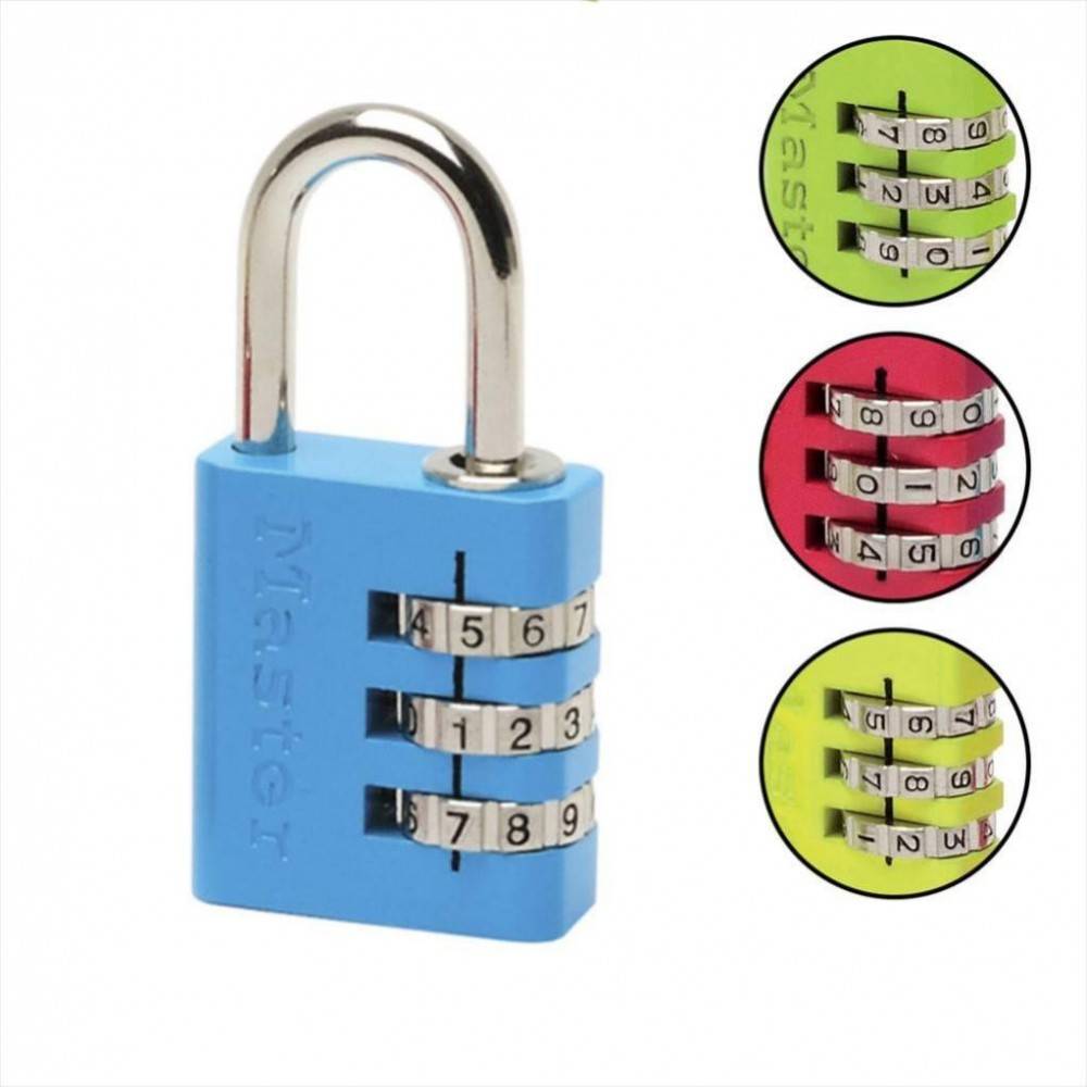 Master Lock - Cadenas à combinaison MASTER LOCK aluminium, l.30 mm - Image 2