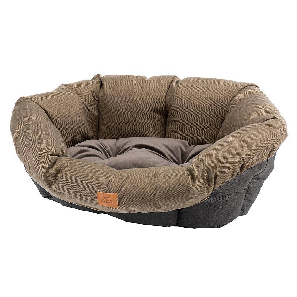 Ferplast - Ferplast Coussin pour Panier Chien SOFA' TWEED 8, Matelas Rembourré pour Lit pour Chien d'intérieur, Remplacement pour Panier Corbeille en Plastique - Image 1