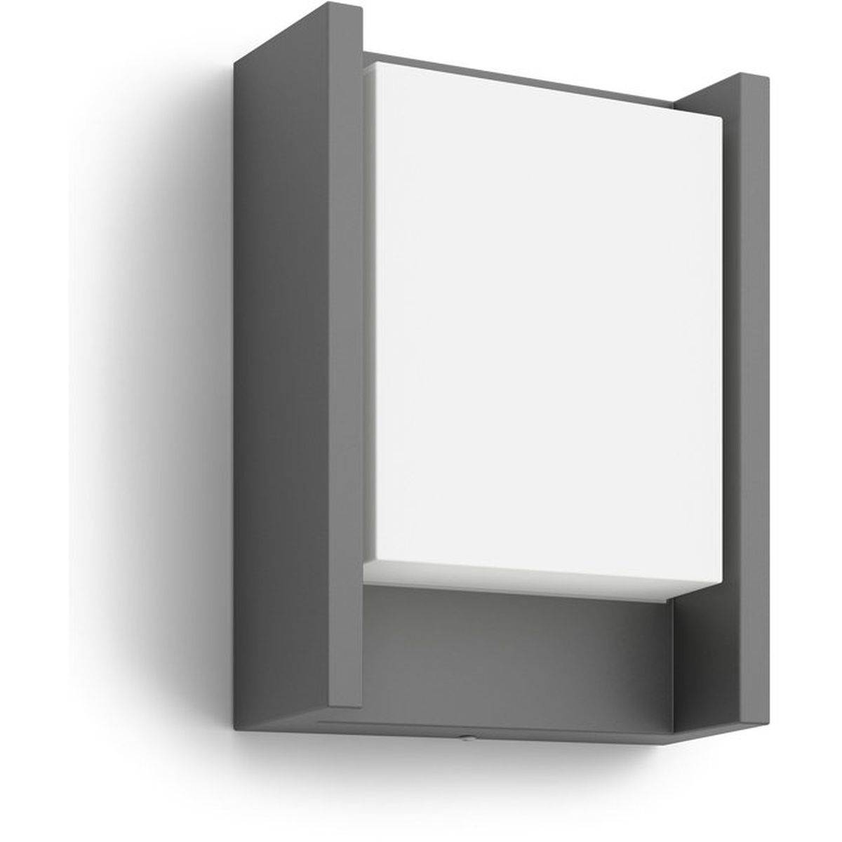 Philips - Applique murale - PHILIPS - Arbour - Éclairage extérieur - Lumiere blanche chaude - Large - IP44 - Image 8