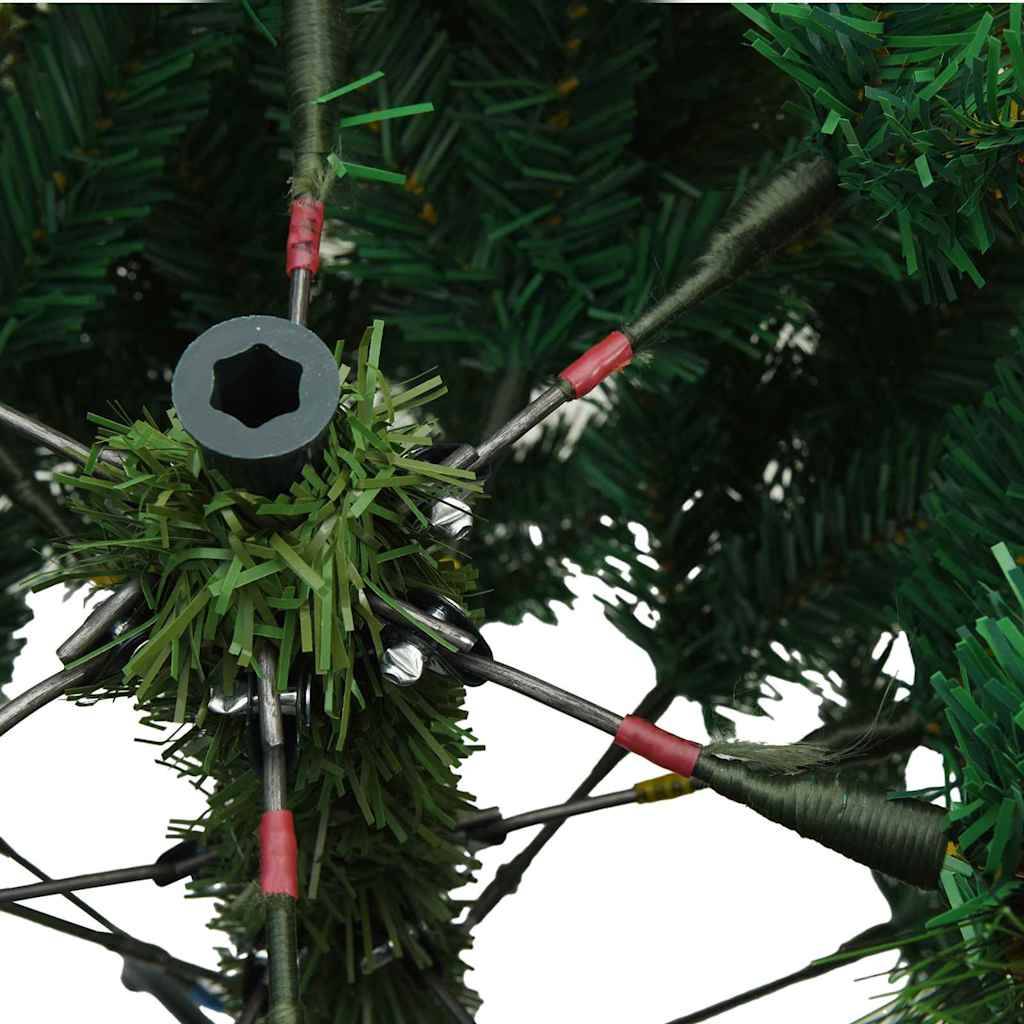 ComfortXL - Petit Sapin de Noël Artificiel 120 cm Décoré, Guirlande 150 LED USB et 61 Boules – ComfortXL Outdoor Living - Image 10