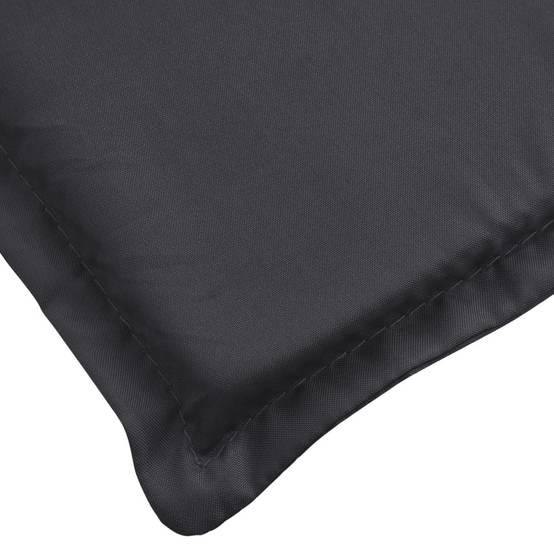 Coussin Bain de soleil | Coussin de chaise longue noir 200x50x3 cm tissu oxford Maison Chic - Image 6