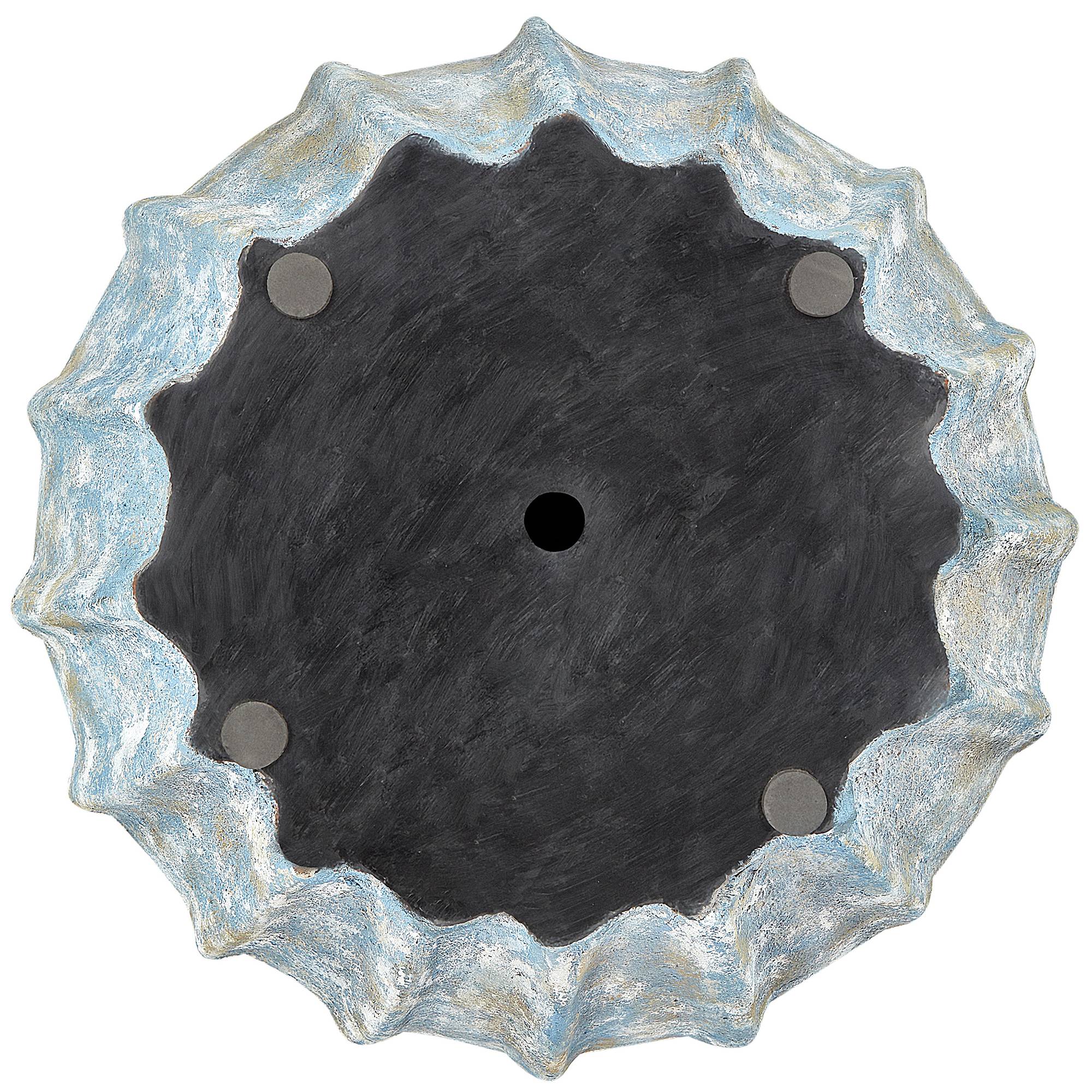 Beliani - Cache-pot d'extérieur Terre cuite Bleu OSTRYA - Beliani - Image 6