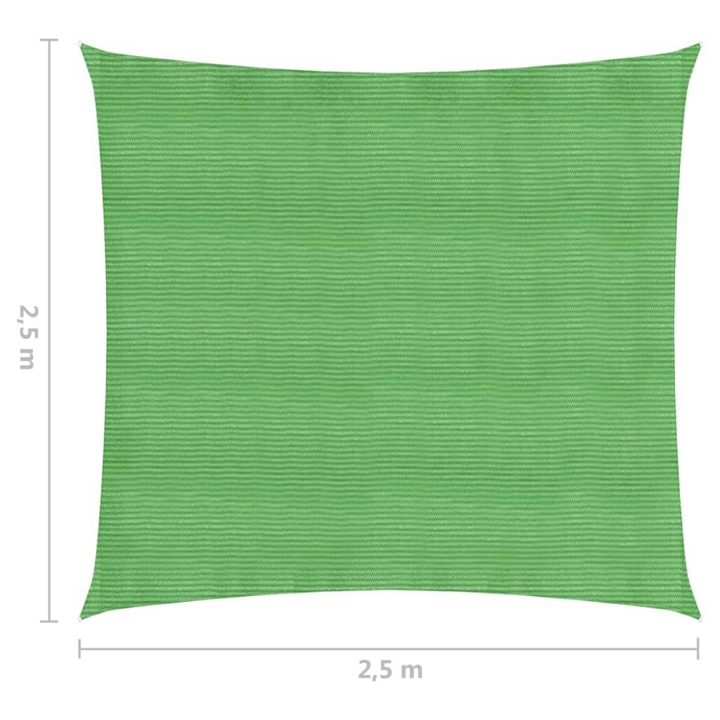 Helloshop26 - Voile toile d'ombrage parasol 160 g/m² PEHD 2,5 x 2,5 m vert clair - Image 6