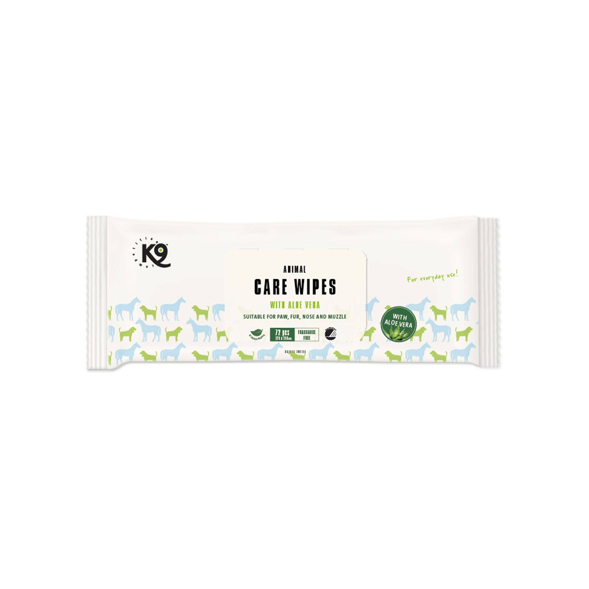 Lingettes K9 pour pattes, pelage, truffe, et museau 72 pcs K9 COMPETITION