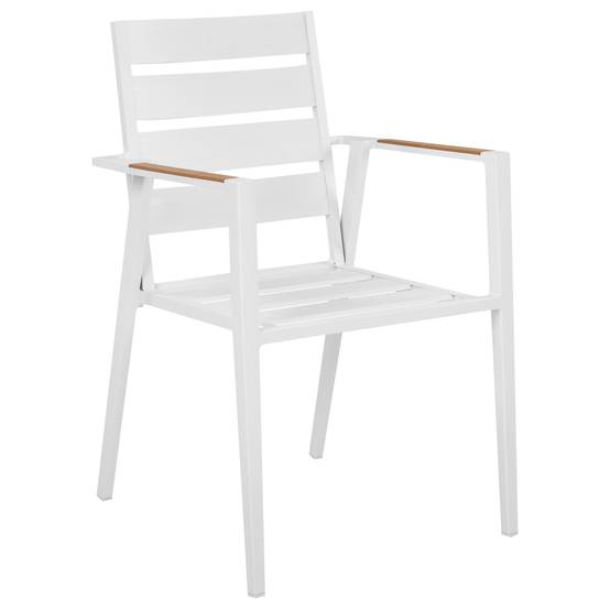 Beliani - Chaise de jardin Aluminium Gris TAVIANO - Beliani - Image 5