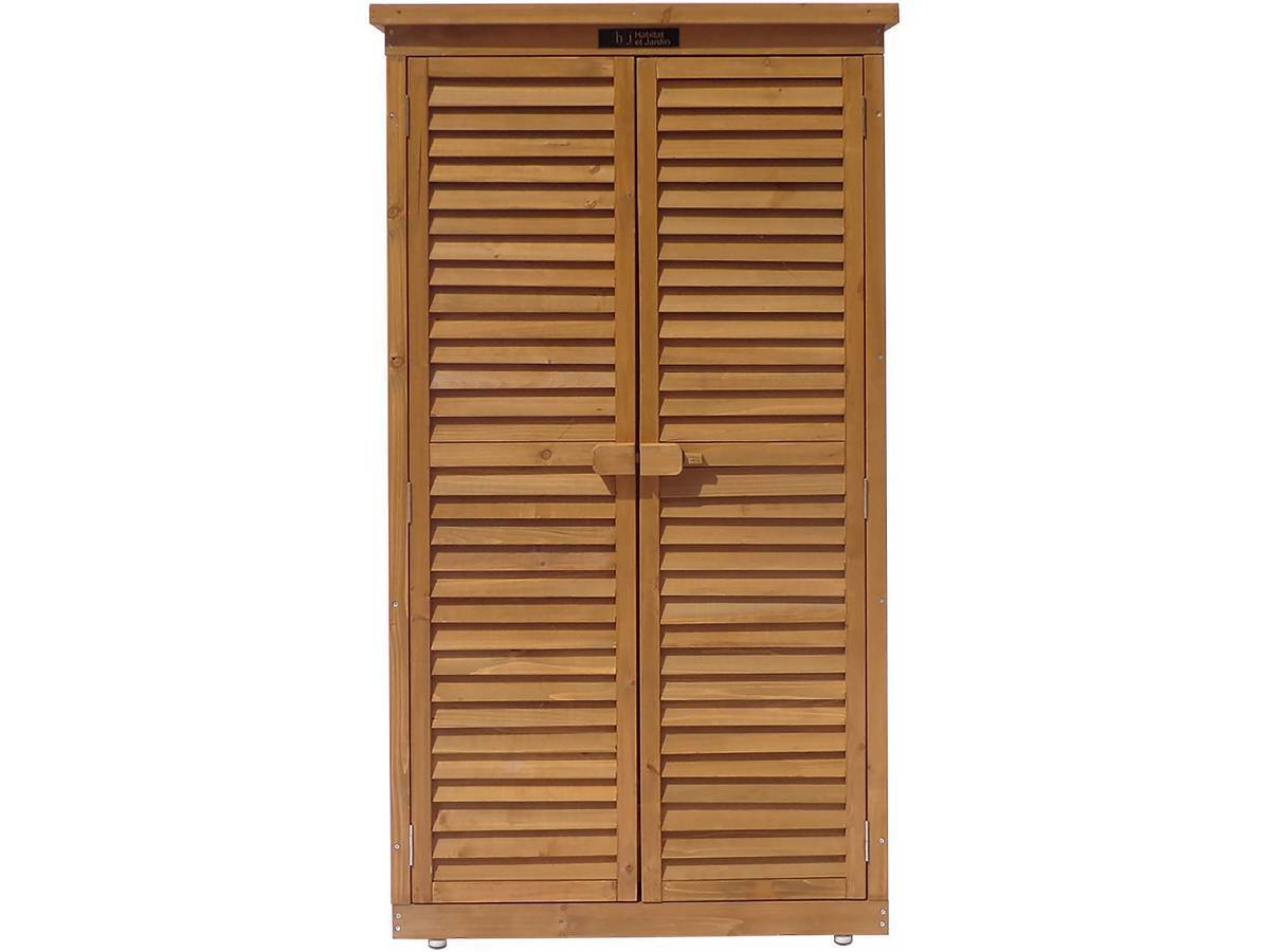Armoire De Jardin "space" - 87 X 46.5 X 160 Cm - Marron -habitat Et Jardin - Image 2