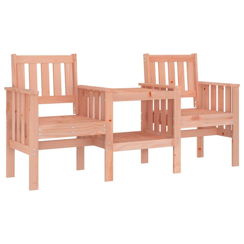 Maison Chic - Banc de jardin - Banc d'extérieur - Banquette avec table 2 places bois massif de douglas - Image 1