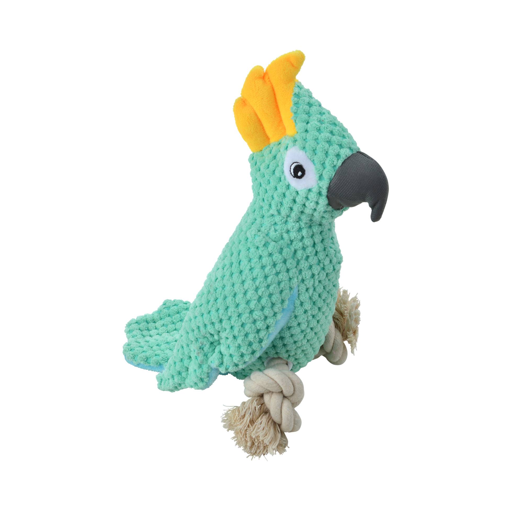 Jouet peluche Pablo le perroquet corde pour chien - Image 1