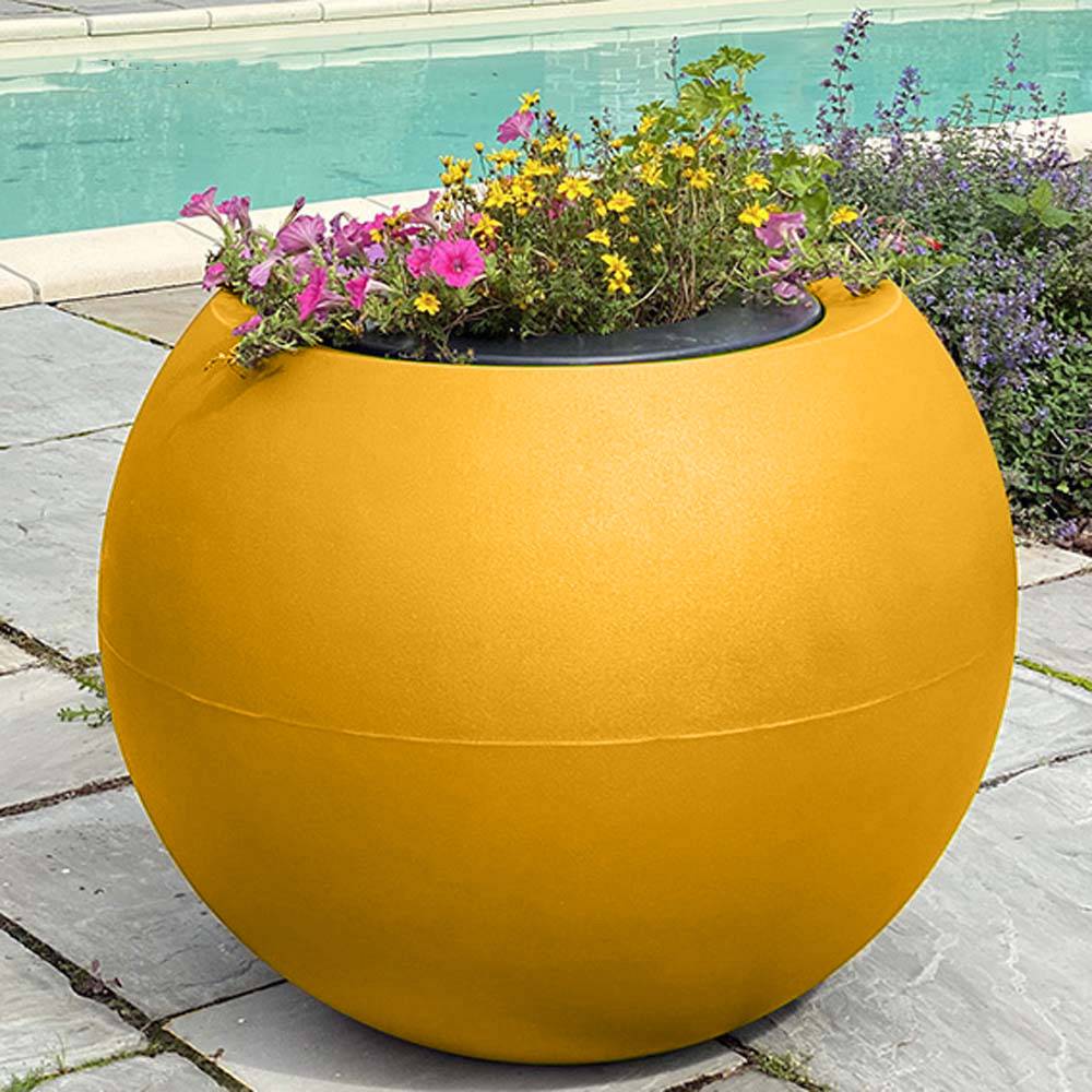 Plast'Up Rotomoulage - Pots de fleurs sphérique xxl speranza 325l-lot de 2 - Image 3