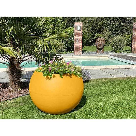 Plast'Up Rotomoulage - Pots de fleurs sphérique xxl speranza 325l-lot de 2 - Image 4