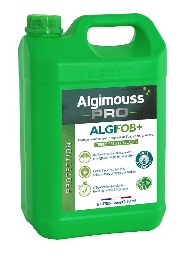 Hydrofuge terrasse ALGIFOB+ (Bidon 5 litres) | 048002 - Algimouss