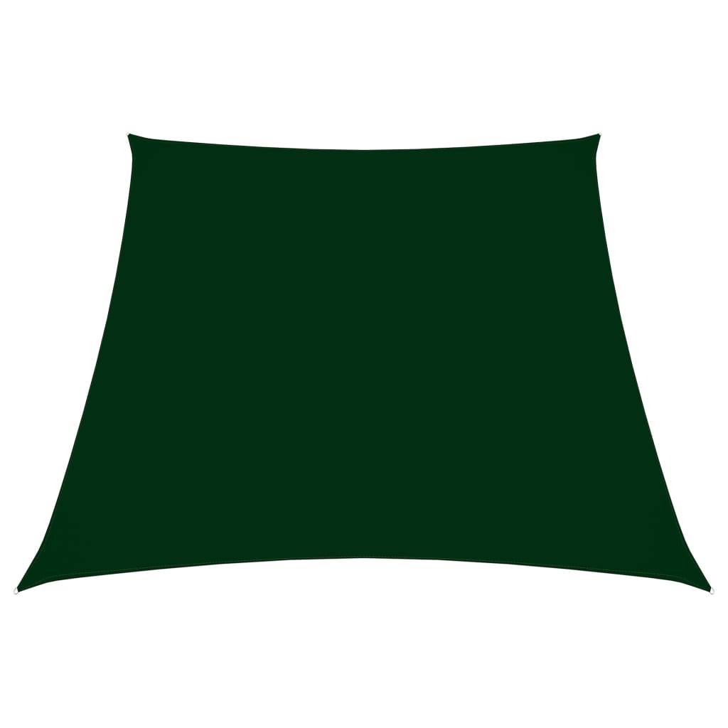 Helloshop26 - Voile toile d'ombrage parasol tissu oxford trapèze 2/4 x 3 m vert foncé - Image 1