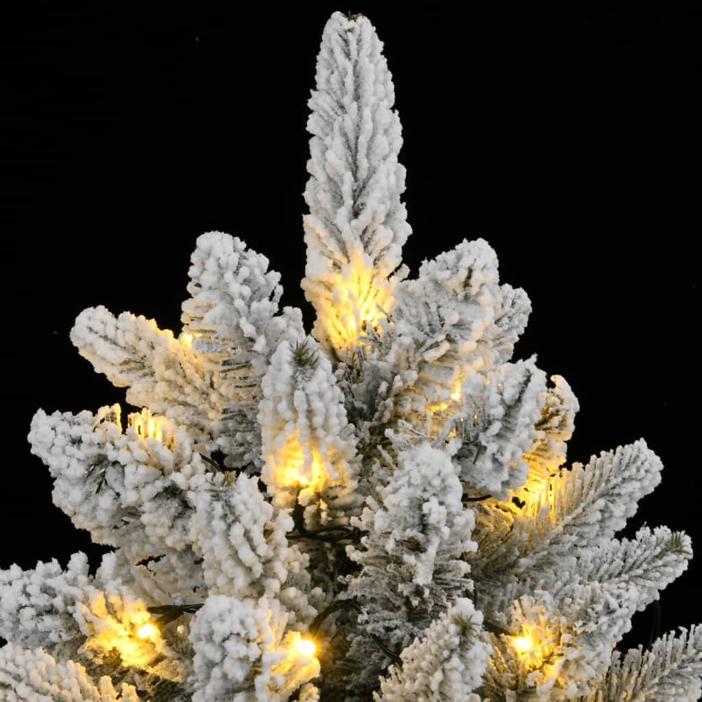 Sapin de Noël | Arbre de Noël artificiel 150 LED et neige floquée 150 cm Maison Chic - Image 6