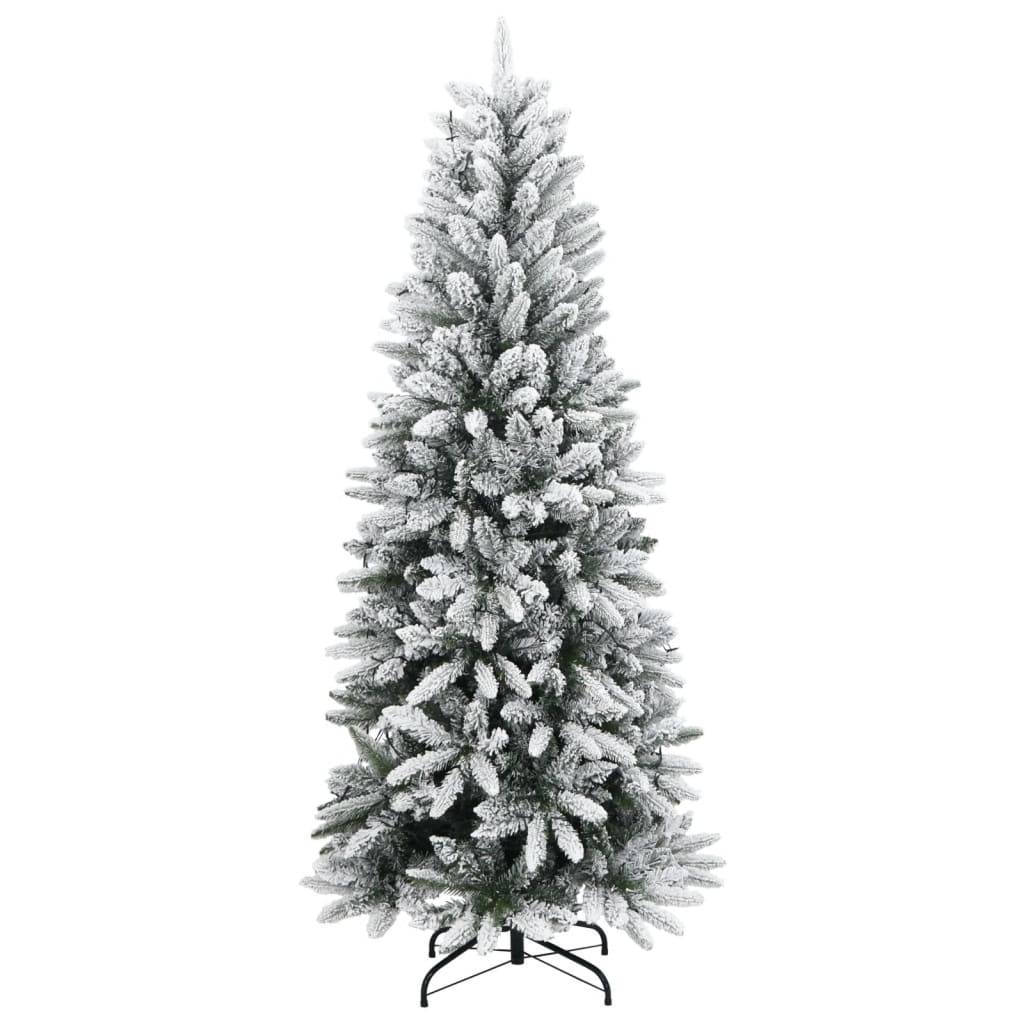 Sapin de Noël | Arbre de Noël artificiel 150 LED et neige floquée 150 cm Maison Chic - Image 3