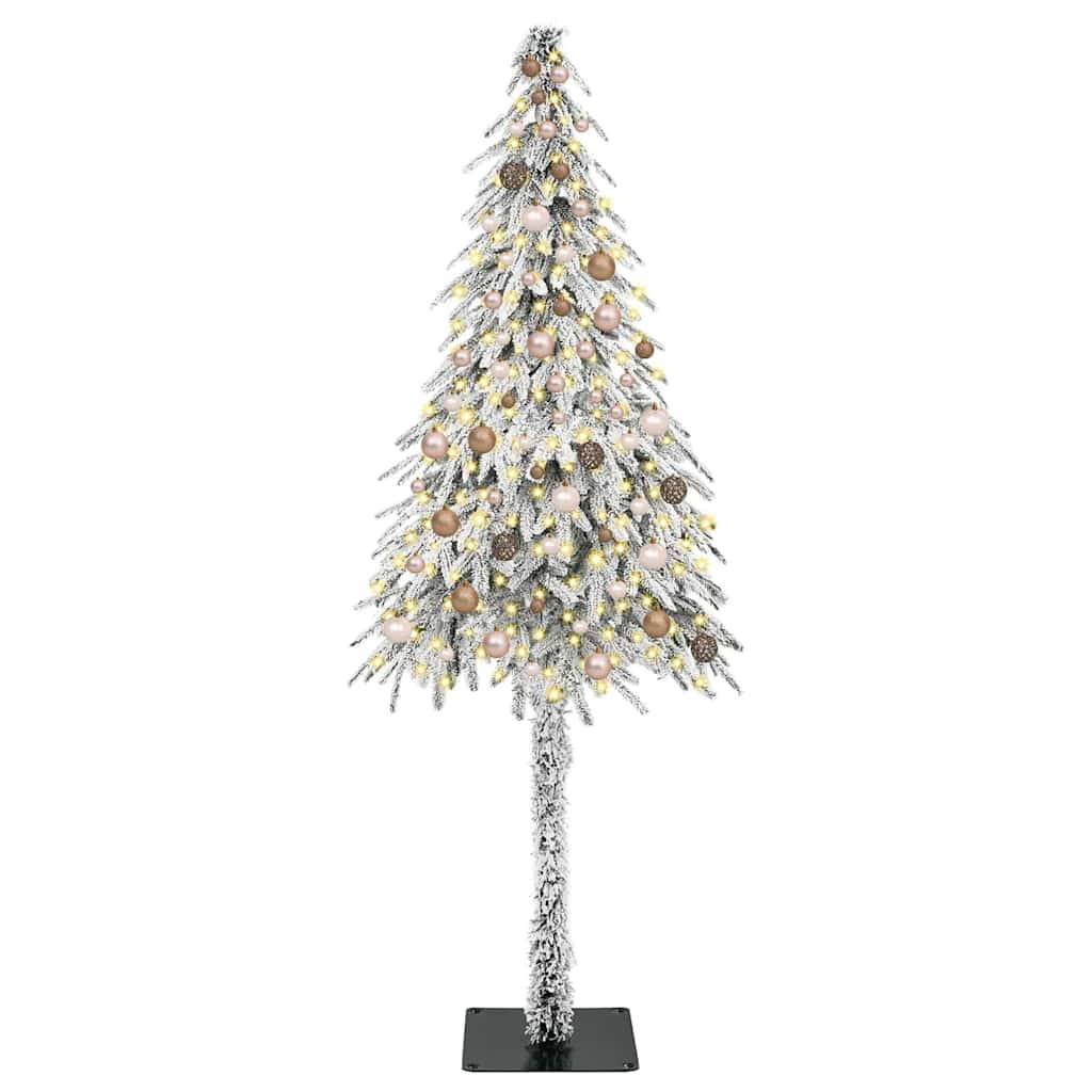 ComfortXL - Sapin de Noël Artificiel Enneigé 210 cm, Kit Complet avec 300 LED et 120 Boules – ComfortXL Outdoor Living - Image 3
