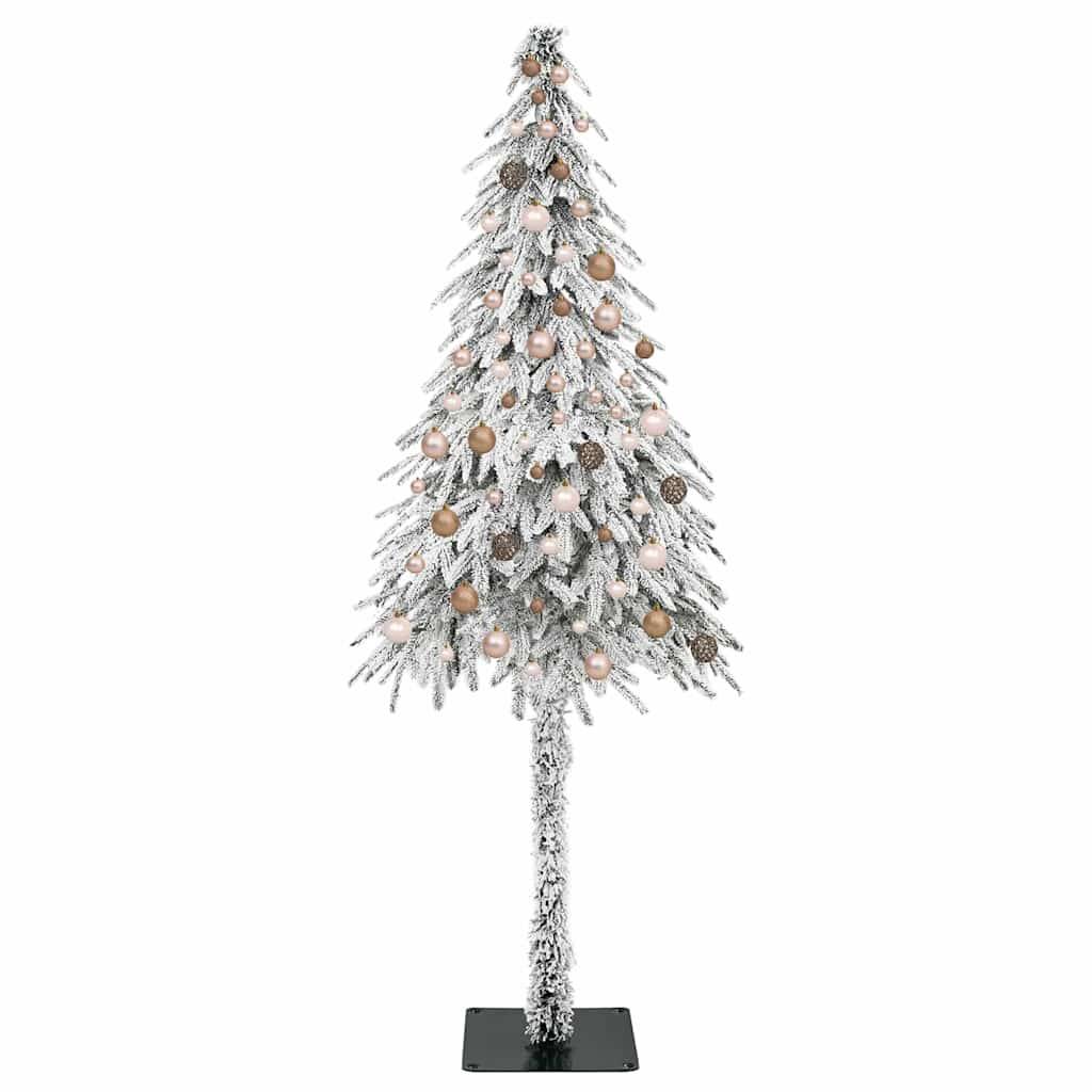 ComfortXL - Sapin de Noël Artificiel Enneigé 210 cm, Kit Complet avec 300 LED et 120 Boules – ComfortXL Outdoor Living - Image 4