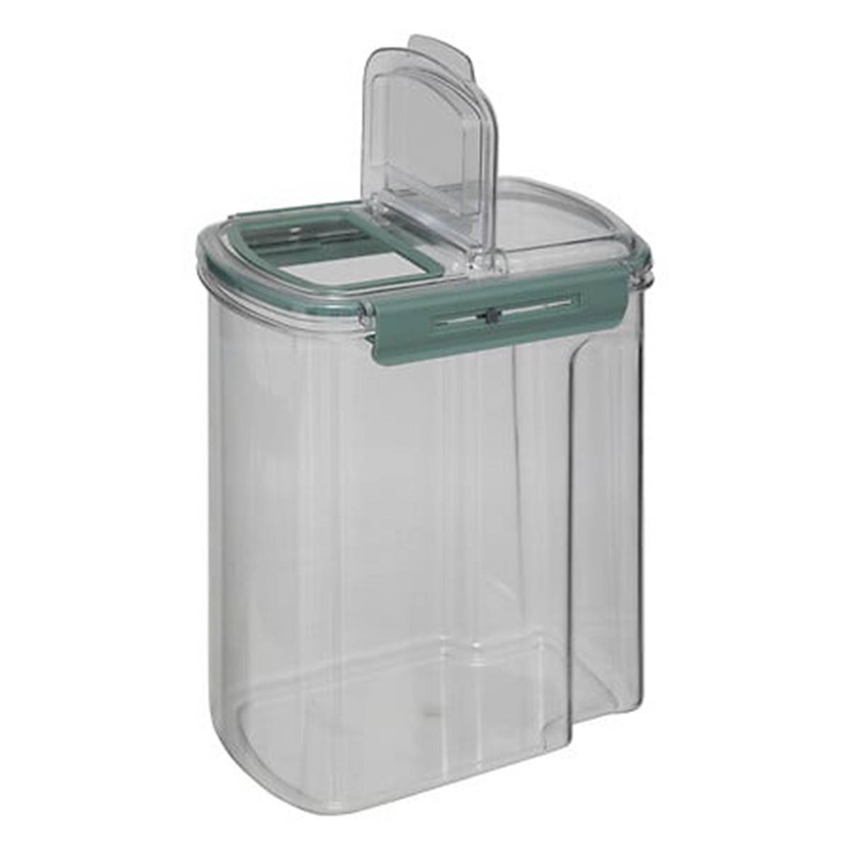 Boîte de Conservation Double Verseur "Neo" 3,5L Transparent - Image 2