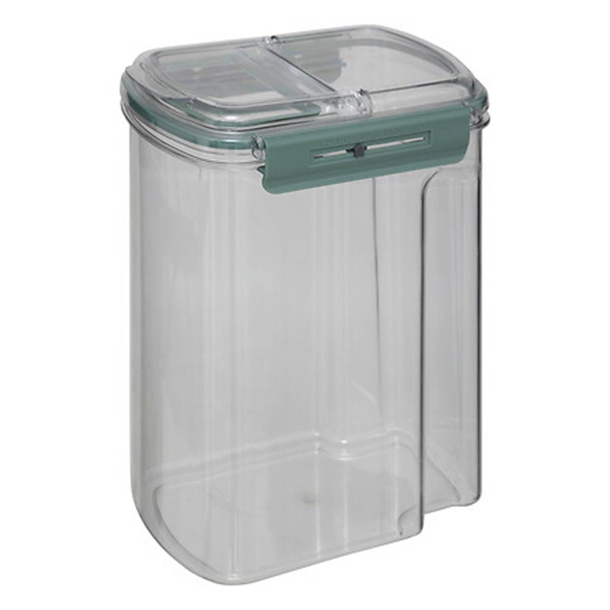 Boîte de Conservation Double Verseur "Neo" 3,5L Transparent - Image 1