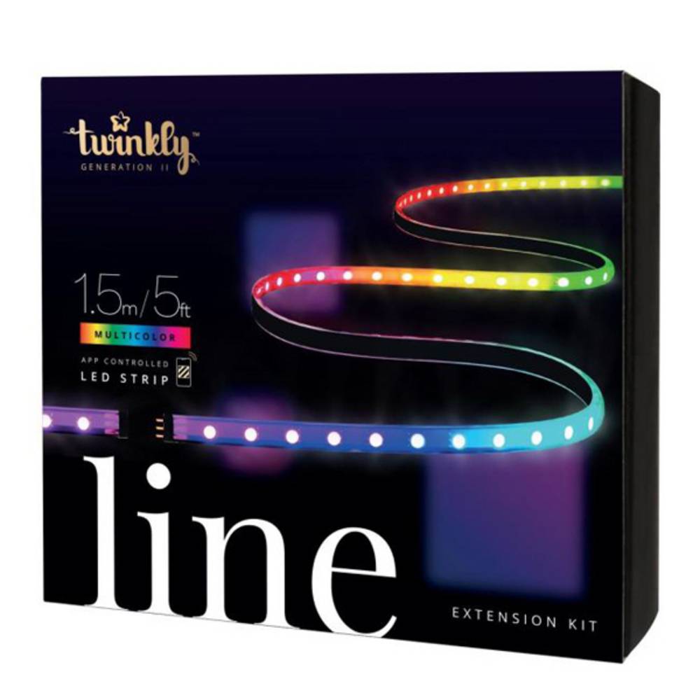Extension bande noire 1,5m 90 LEDS multicolores RGB  TWINKLY LINE - Image 3