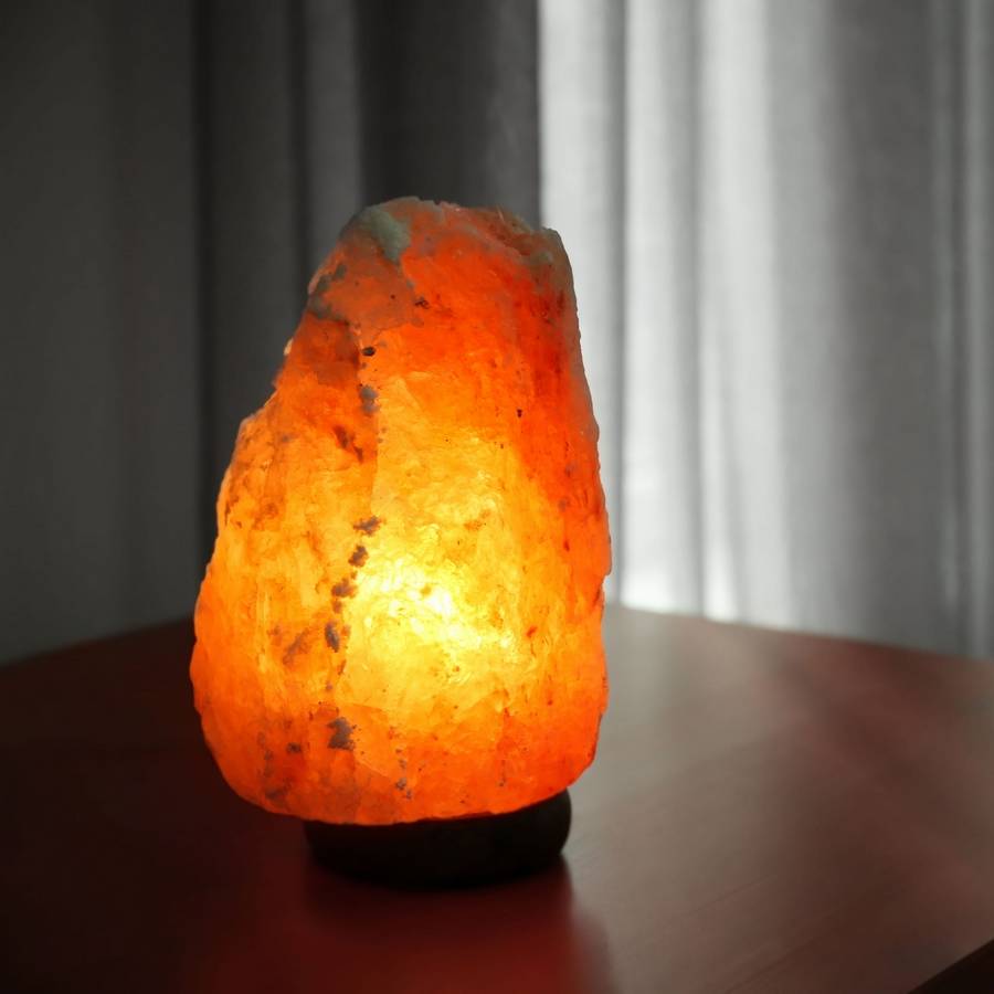Zen Light - Lampe de Sel d'Himalaya de 4 à 6 kg - Matériau 100% Naturelle-Sculptée à la Main–Câble et Ampoule Fournis- Zen'Light - Image 1