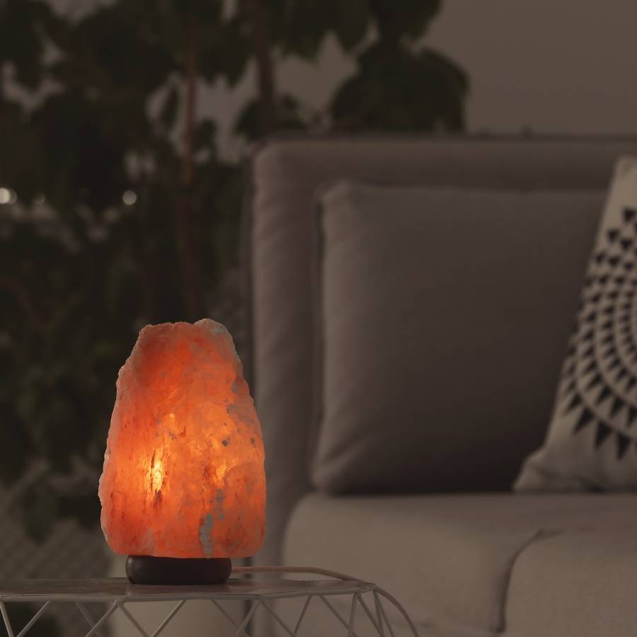 Zen Light - Lampe de Sel d'Himalaya de 4 à 6 kg - Matériau 100% Naturelle-Sculptée à la Main–Câble et Ampoule Fournis- Zen'Light - Image 3