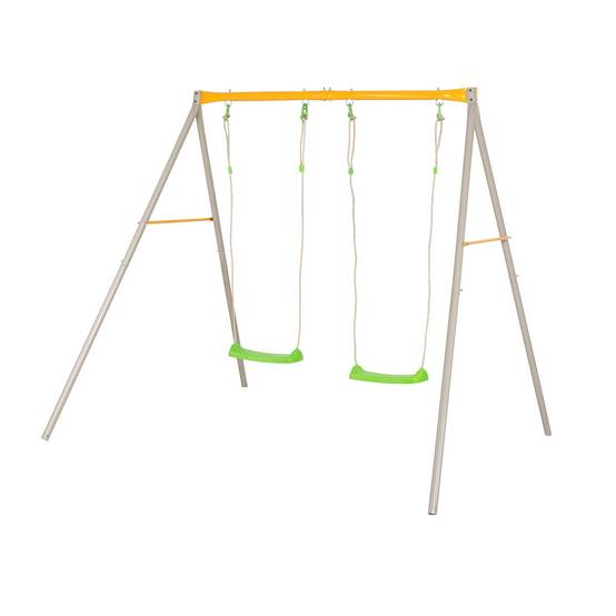 Portique métal 1,90 m Agility DUETTO 2 enfants - Image 1