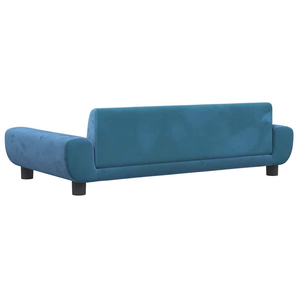 Vidaxl - Lit pour chien bleu 100x54x33 cm velours vidaXL 171981 - Image 6