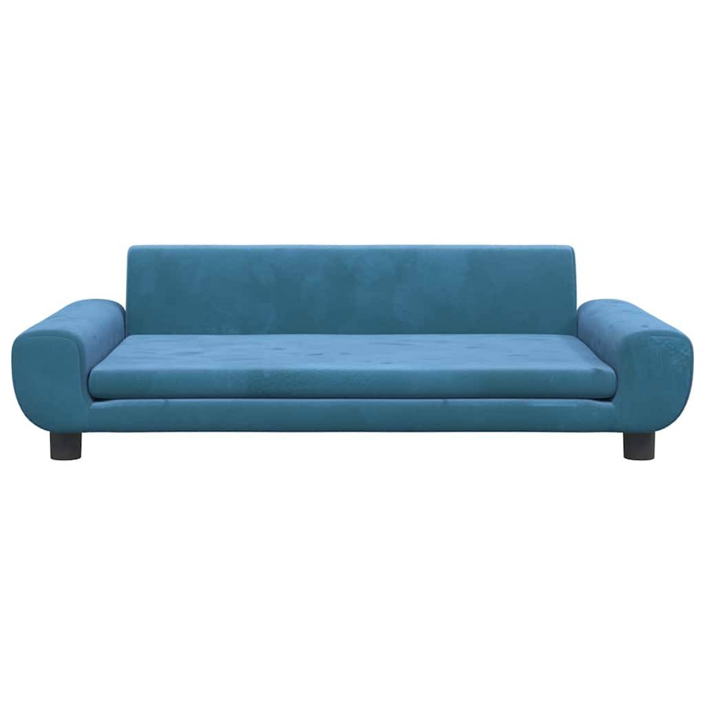 Vidaxl - Lit pour chien bleu 100x54x33 cm velours vidaXL 171981 - Image 4