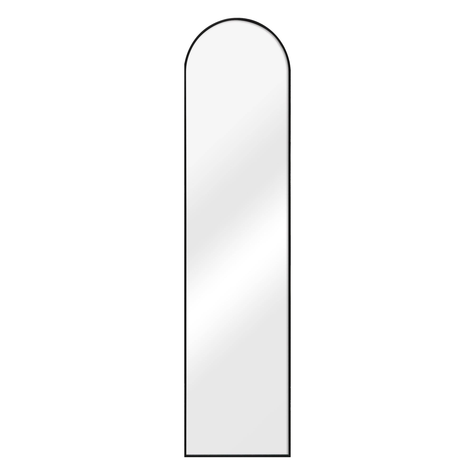 Helloshop26 - Miroir sur pied psyché inclinable 160 x 40 cm noir - Image 2