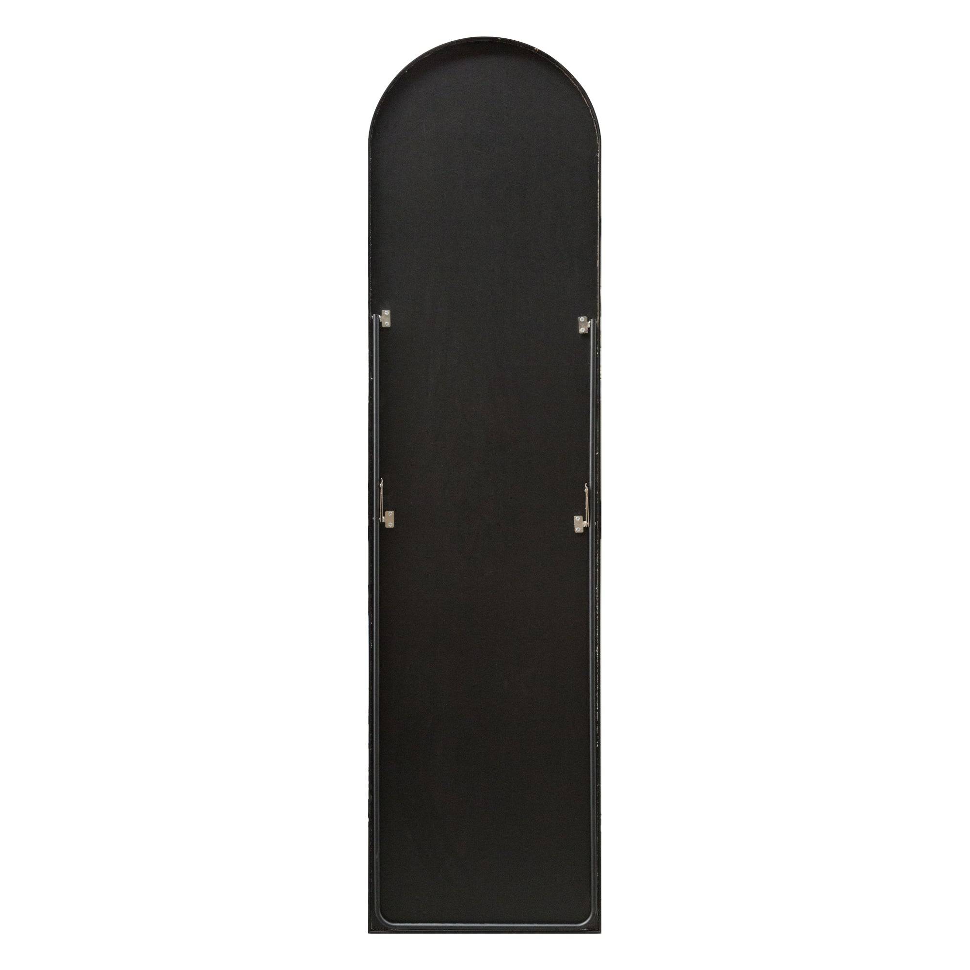 Helloshop26 - Miroir sur pied psyché inclinable 160 x 40 cm noir - Image 3
