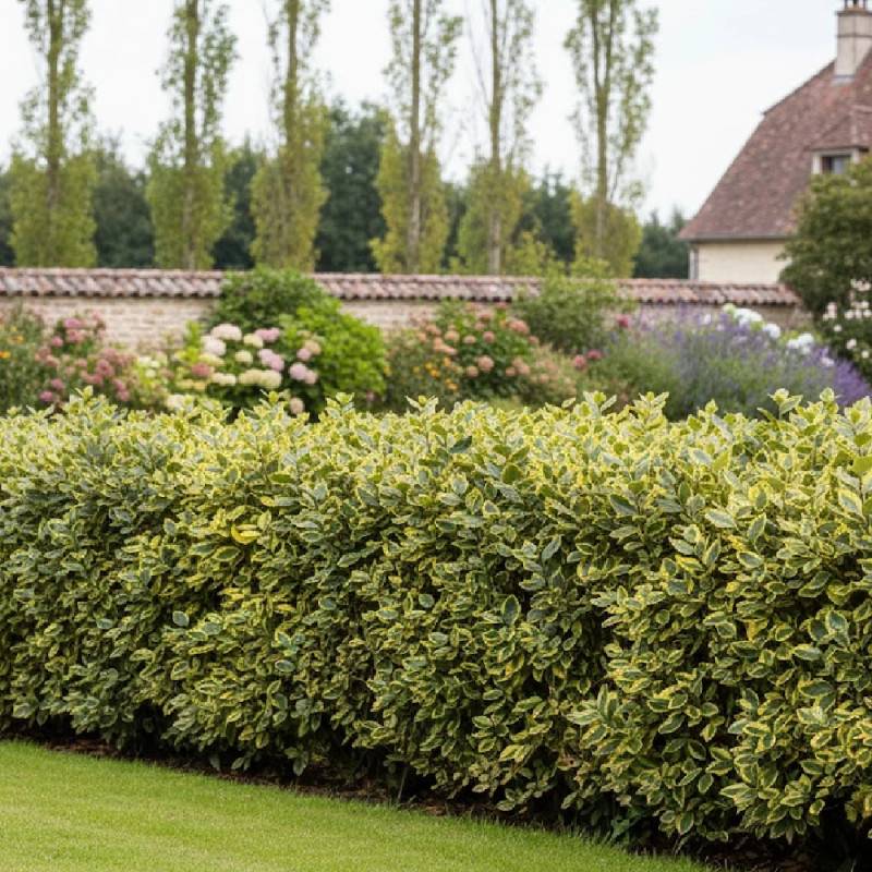 Elaeagnus panaché Viveleg®, Chalef à fleurs Blanche/Jaune - feuillage Persistant - Pot de 7,5L - 60/80 cm - Image 5