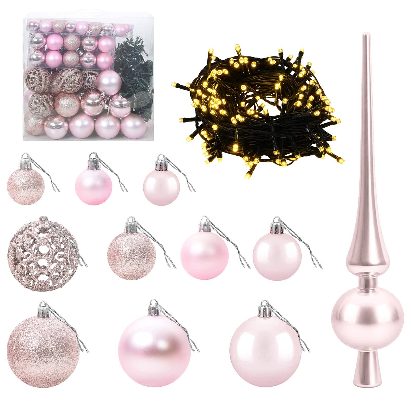Vidaxl - Sapin de Noël artificiel vert foncé avec boules 180 cm 300 LED vidaXL 3466734 - Image 7