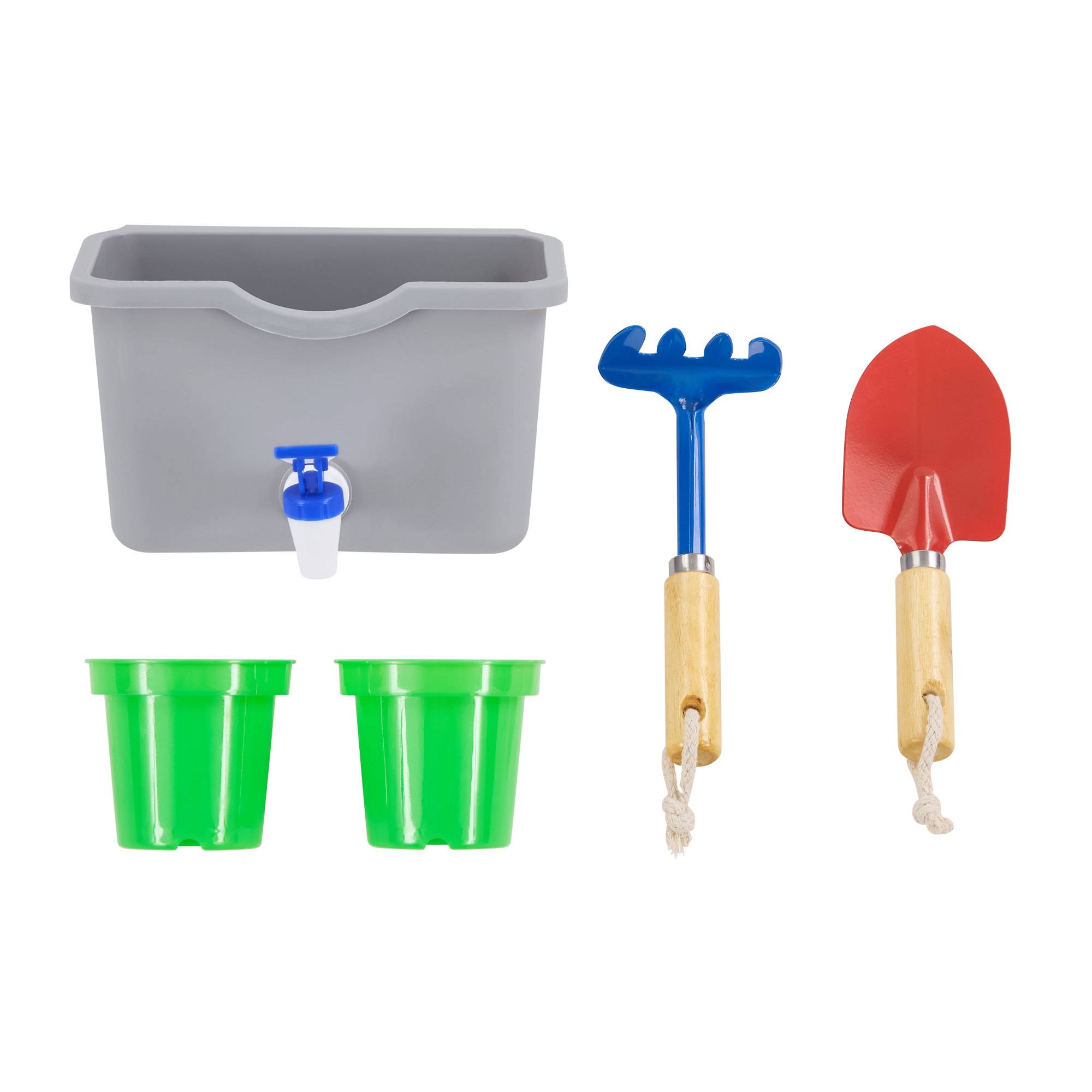 Cuisine Extérieure Bois avec Accessoires et Évier, Beige, Teamson Kids - Image 7